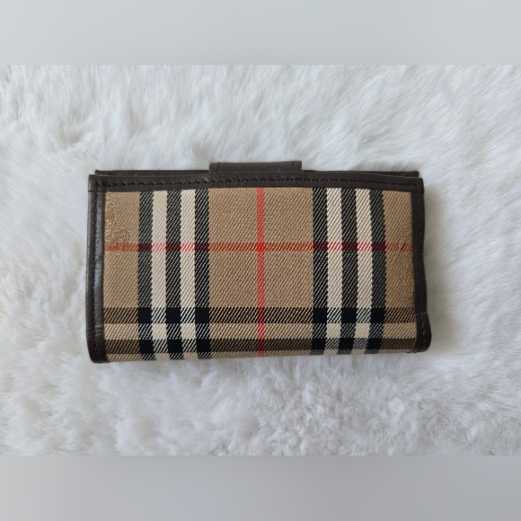 Burberry Tan and Brown Checkered Key Case - Picture 14 of 14